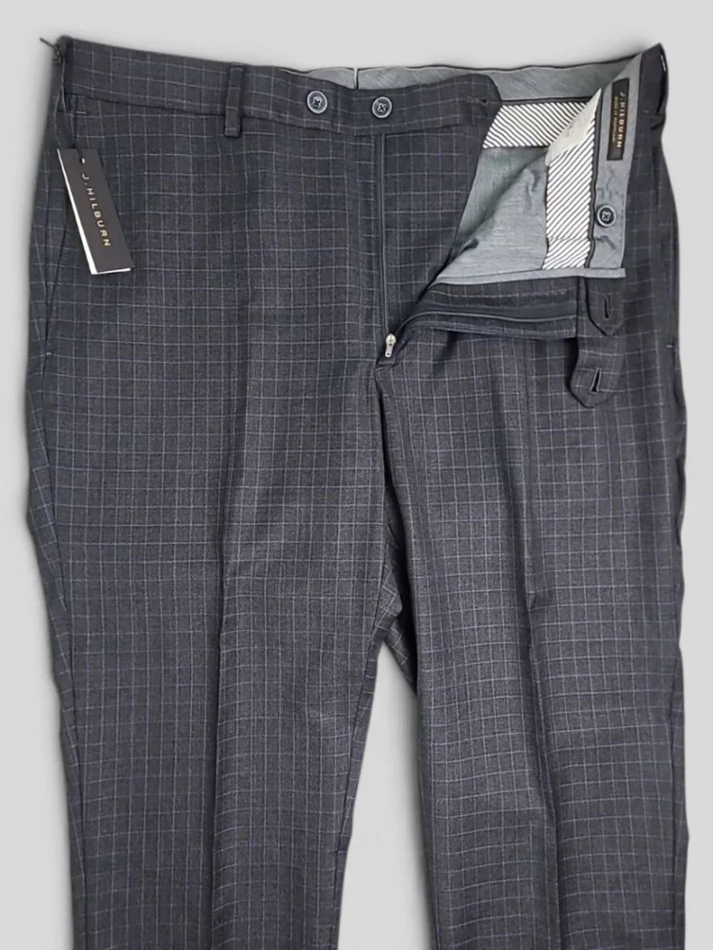 J. Hilburn Italian Wool Flat Front Dress Pants W36xL26.5